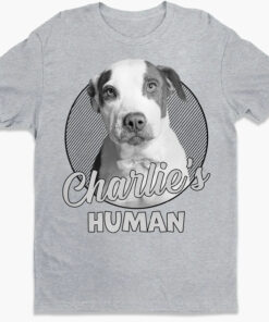 Humans Pet Photo Tee, Personalized with Your Own Dog or Cat Photo Shirt