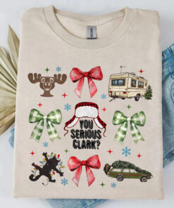 Retro Christmas Coquette Bow Shirt