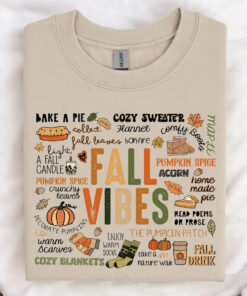 Retro Fall Vibes Autumn Season Shirt