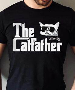 The Catfather Personalized Custom Cat Dad Shirt
